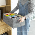 Organisateur de jouets de cubes de rangement pliables en tissu non tissé